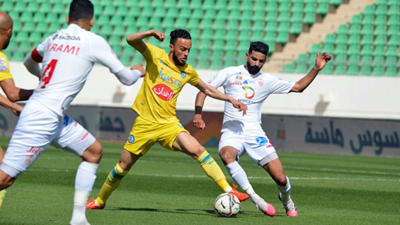 فريق حسنية أكادير يفوز بميدانه على فريق نهضة الزمامرة 1-0 'البطولة الوطنية الإحترافية "إنوي" (الدورة الثامنة)'