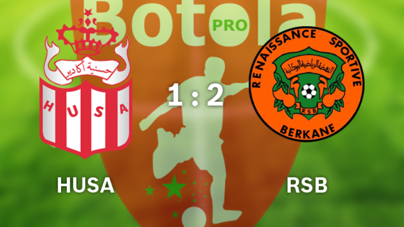 Botola Maroc Télécom D1 (14è journée): Renaissance Berkane bat Hassania d'Agadir