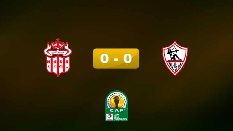 Coupe de la Confédération africaine de football (1/4 finale-aller): Nul Blanc du Hassania d'Agadir face au Zamalek d’Egypte