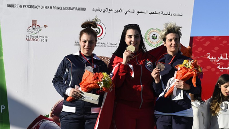 Le Grand Prix du Maroc du tir sportif: Ibtissam Mrighi remporte la médaille d'argent (catégorie Skeet)
