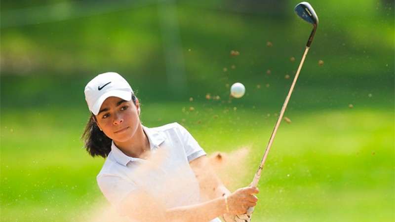 المغربية انتصار الريش تتخطى الدور الأول للدوري المفتوح لافو السويسري للغولف