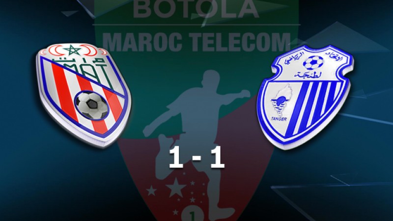 Botola Pro M.T. D1 (3ème journée): Le derby du Nord entre l'IRT et le MAT, sans vainqueur ni vaincu (1-1)