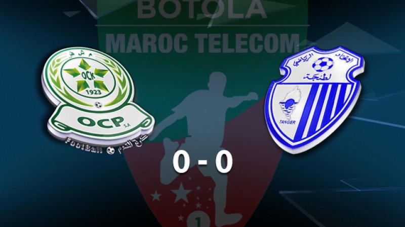 Botola Maroc Télécom D1 (9è journée): L'Ittihad de Tanger et l’Olympique Khouribga se quittent sur un nul blanc