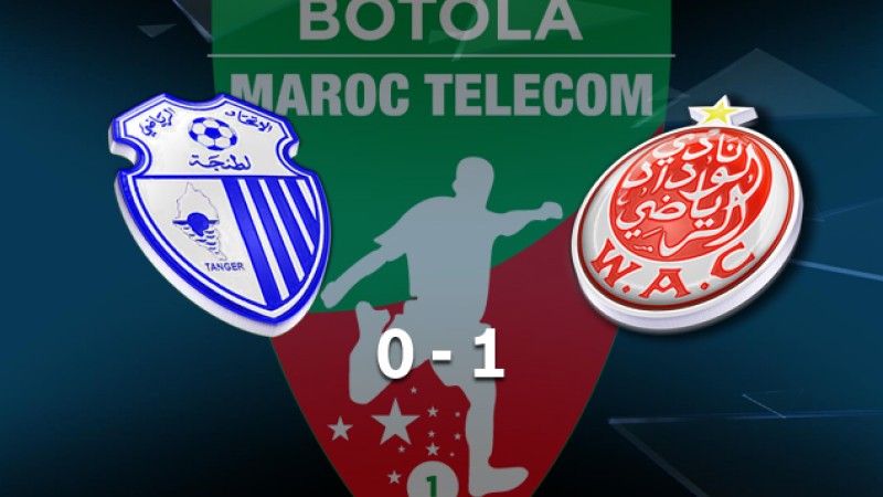Botola Maroc Télécom D1 (26è journée): Wydad Casablanca s’impose face à Ittihad Tanger (1-0)