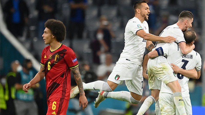 Euro 2020.. L'Italie remporte le choc face à la Belgique et rejoint les demi-finales