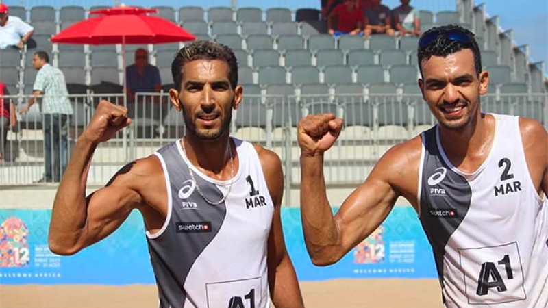 Jeux africains-2019 (Beach volley/Messieurs): La sélection nationale décroche la médaille d'argent