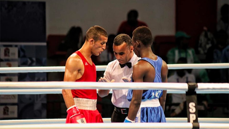 Jeux africains/Boxe (57kg): Le Marocain Mohamed Hamout s'offre la médaille d'or dans la catégorie "Plume"