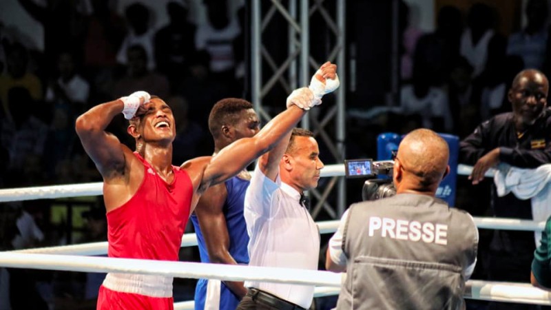 الألعاب الافريقية - الرباط 2019: الملاكم المغربي طارق علالي يفوز بذهبية الوزن المتوسط (75 كلغ)