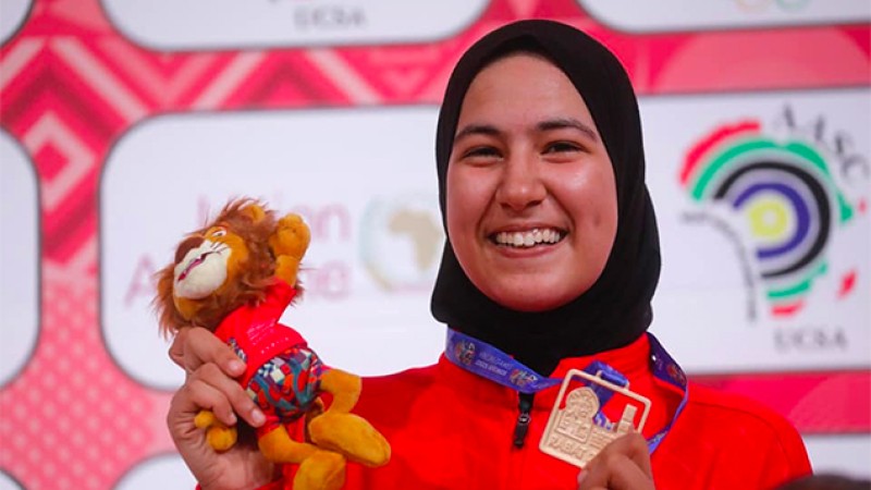 Jeux africains Rabat 2019 - Taekwondo: La Marocaine Fatima-Ezzahra Aboufaras remporte la médaille d'or