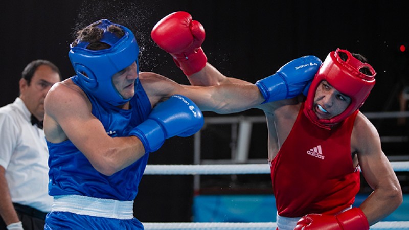 JOJ 2018/Boxe: Le pugiliste marocain Yassine Elouarz en finale