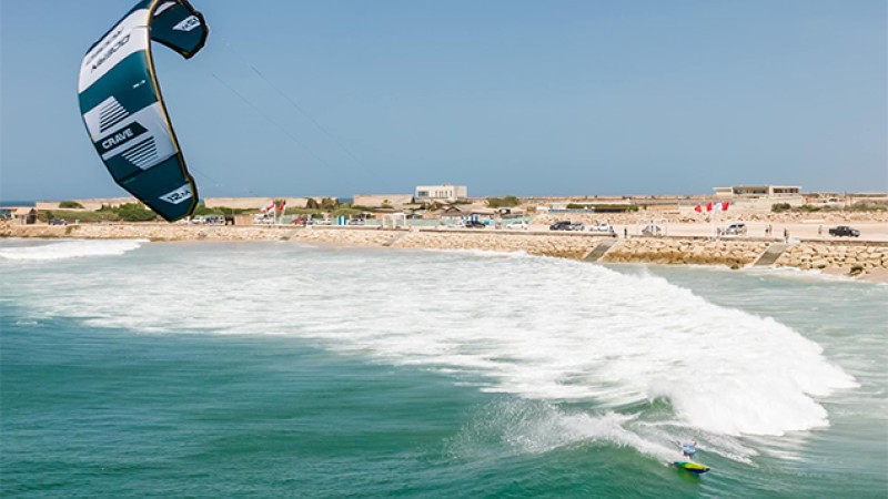 Championnat du monde de kitesurf (Dakhla-2022).. le Marocain Mohammed Ali Beqqali en quart de finale