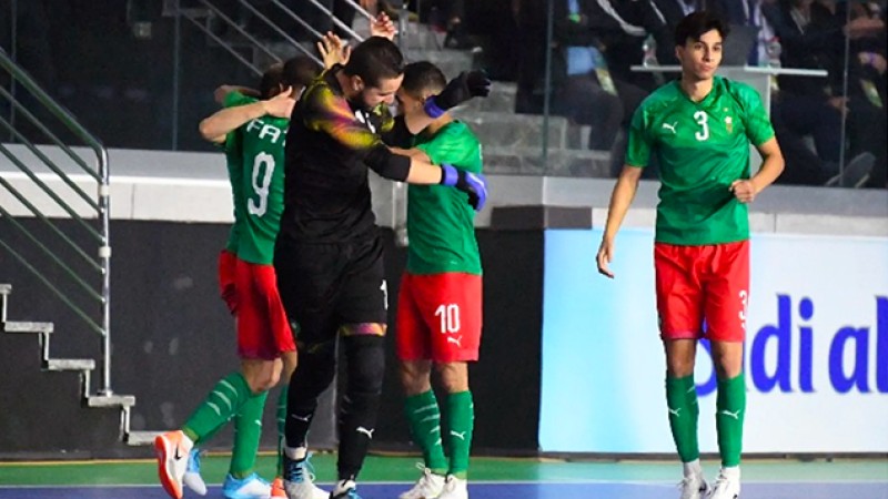 نهائيات كأس إفريقيا للأمم لكرة القدم داخل القاعة طوطال المغرب 2020: المنتخب الوطني يتأهل للنهائي بتغلبه على أنغولا بأربعة أهداف نظيفة