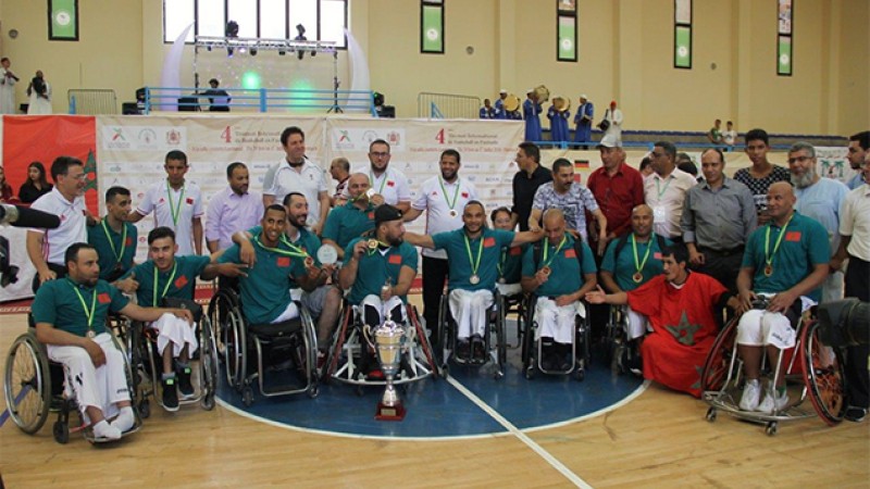 Le Maroc remporte à Marrakech le 4ème Tournoi international du Handi-Basket