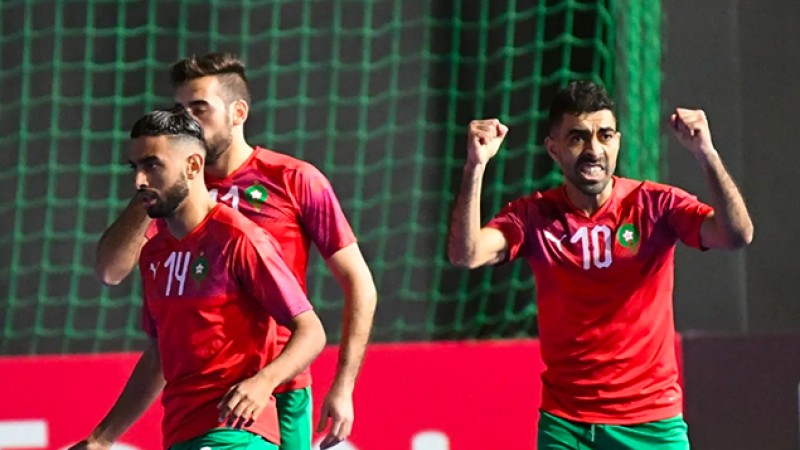 نهائيات كأس إفريقيا للأمم لكرة القدم داخل القاعة طوطال المغرب 2020: المنتخب الوطني يتفوق على نظيره الليبي بثلاثية نظيفة