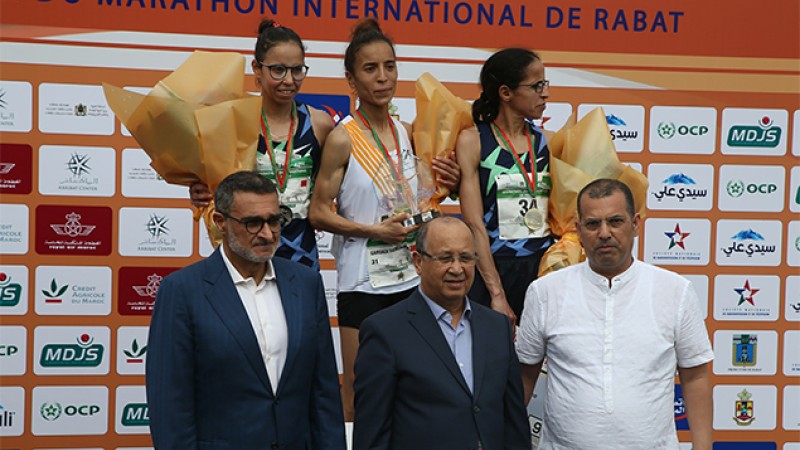 Marathon international de Rabat (dames).. La Marocaine Fatimzahra Gardadi remporte la 6ème édition