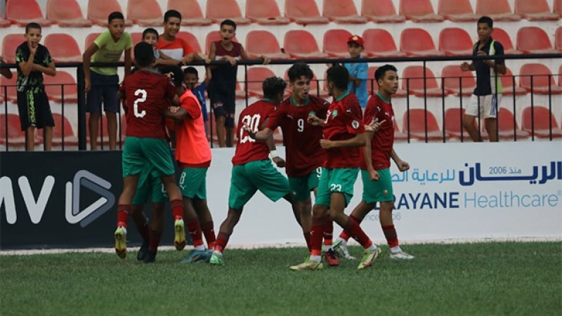 Foot-Coupe arabe U17 '3e journée-Groupe C'.. Le Maroc bat les îles Comores (1-0) et va en quarts