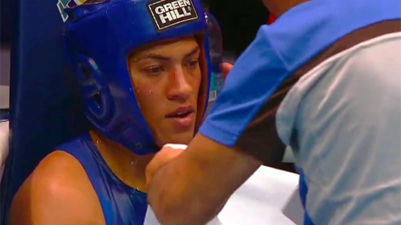 بطولة العالم النسوية للملاكمة (روسيا 2019): المغربية خديجة المرضي تنهزم في نصف النهاية أمام بطلة بلاد الغال برايس لورين