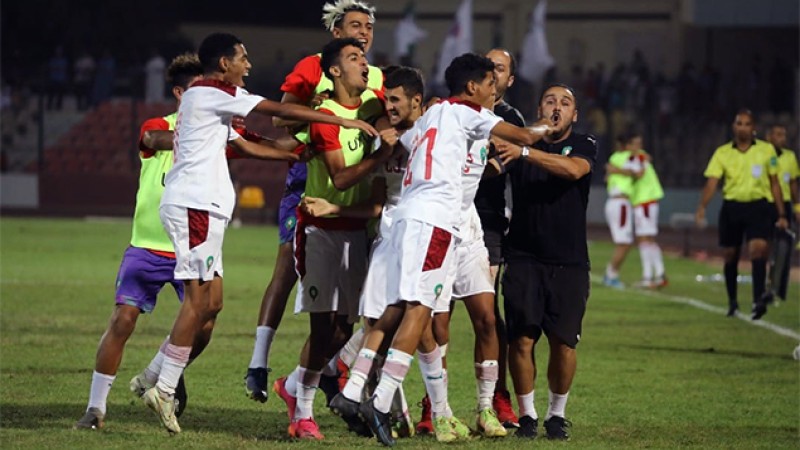 Foot-Coupe arabe 'U17'.. Le Maroc qualifié à la demi-finale aux dépens de l’Égypte (2-0)