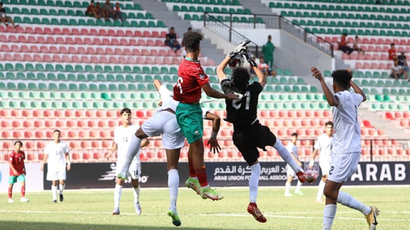 Foot-Coupe Arabe U17 '1ere J-Groupe D'.. Le Maroc s'incline devant l'Irak (1-2)