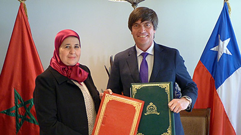 Signature à Santiago d’un mémorandum d’entente entre le Maroc et le Chili portant sur le domaine sportif