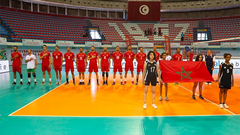 Volley-CAN 2019 1-ère journée (groupe B): Le Maroc s'incline face à L'Egypte (1-3)