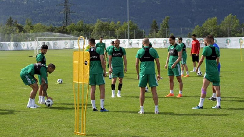 La sélection marocaine reprend ses entraînements en prévision du match contre la Slovaquie