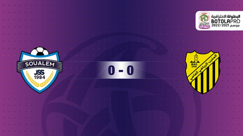 البطولة الوطنية الإحترافية "إنوي" للقسم الأول (الدورة ال17).. فريق المغرب الفاسي يتعادل مع ضيفه الشباب الرياضي السالمي 0-0