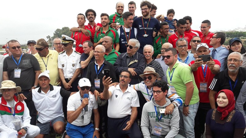 Masters Rowing de Salé: Le Maroc termine à la 2e place avec un total de 7 médailles