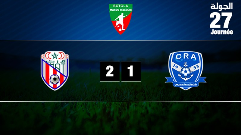 Victoire du Moghreb de Tétouan face au Chabab Rif Al Hoceima (2-1)