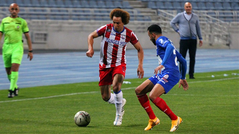المغرب التطواني يتفوق على ضيفه حسنية أكادير ( 2-1) 'البطولة الوطنية الاحترافية (الدورة 21)'