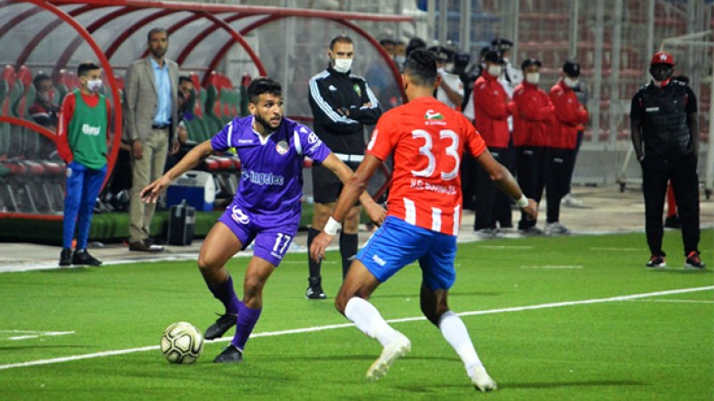 الوداد الرياضي يتعادل مع مضيفه المغرب التطواني 1-1 ويتراجع إلى المركز الثالث 'مؤجل الدورة ال26'
