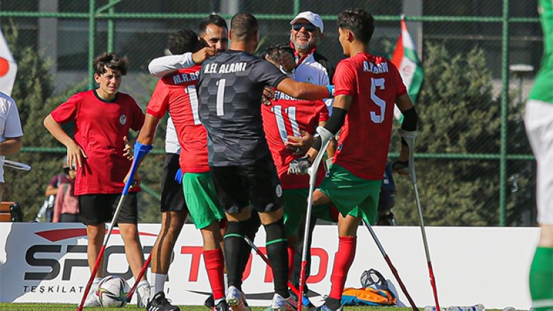 كأس العالم لكرة القدم لمبتوري الأطراف.. المنتخب المغربي يتفوق على نظيره الإيرلندي ب 6 أهداف لصفر