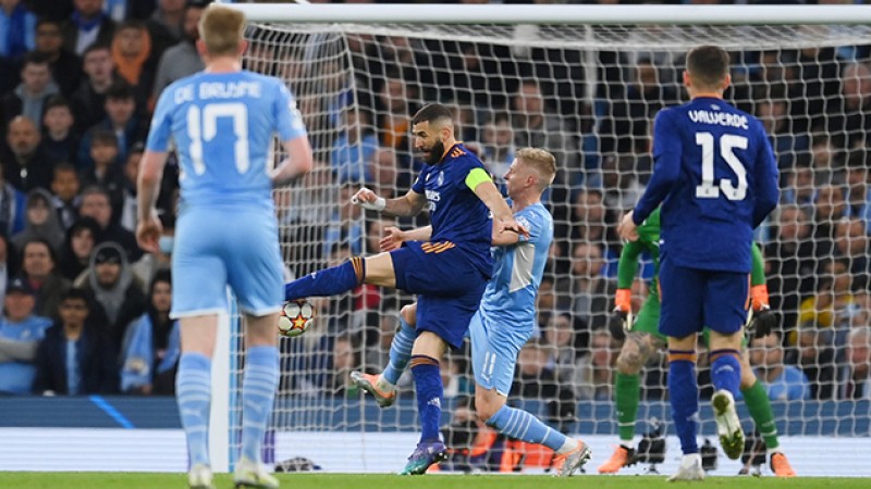 Ligue des champions (demi-finale aller).. Manchester City bat le Real Madrid (4-3)