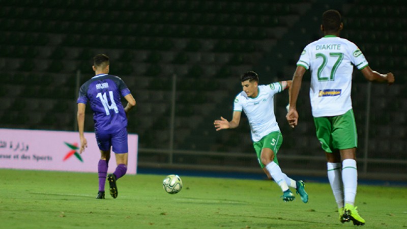 فريق مولودية وجدة يتعادل مع ضيفه فريق رجاء بني ملال 1-1 'الدورة 25'