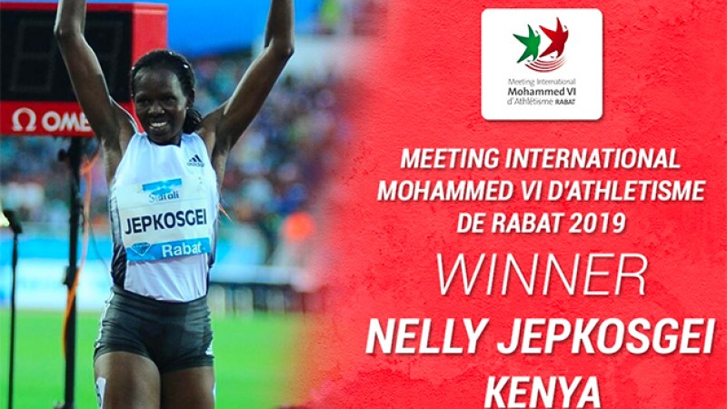 Meeting International Mohammed VI d'athlétisme: La Kényane Nelly Jepkosgel s'impose au 800m