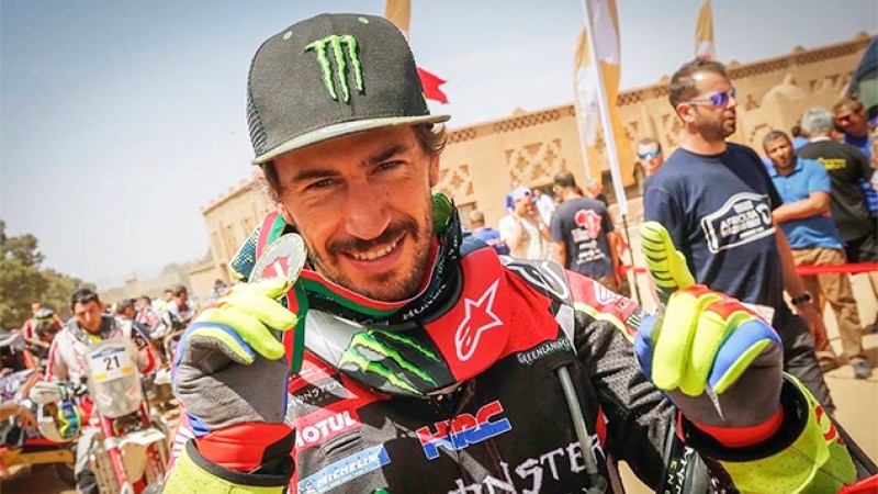 l'Espagnol Joan Joarreda Bort remporte la 9è édition de l’Afriquia Merzouga Rally en moto