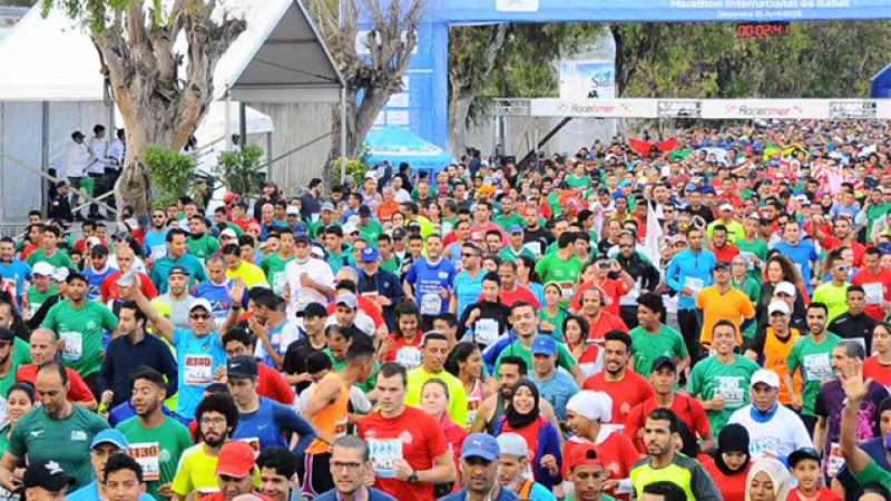 Des athlètes internationaux de plus de 45 pays à la 6ème édition du Marathon international de Rabat