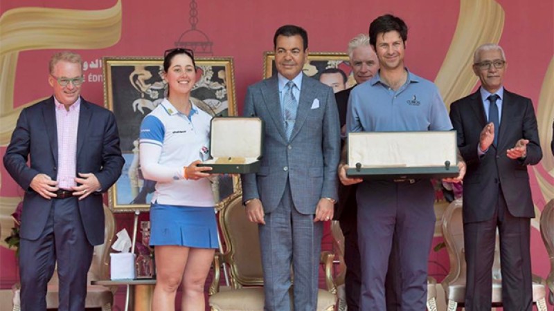 SAR le Prince Moulay Rachid préside à Rabat la Cérémonie de remise des prix de la 46ème édition du Trophée Hassan II et de la 25ème édition de la Coupe Lalla Meryem de golf