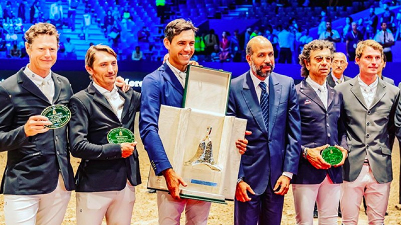 الدوري الملكي المغربي للقفز على الحواجز (محطة الجديدة): الفارس الإيطالي روبيرتو توركيتو يفوز بالجائزة الكبرى لصاحب الجلالة الملك محمد السادس