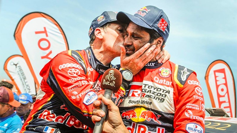 Le Qatari Nasser Al-Attiyah triple champion du Rallye Dakar 2019
