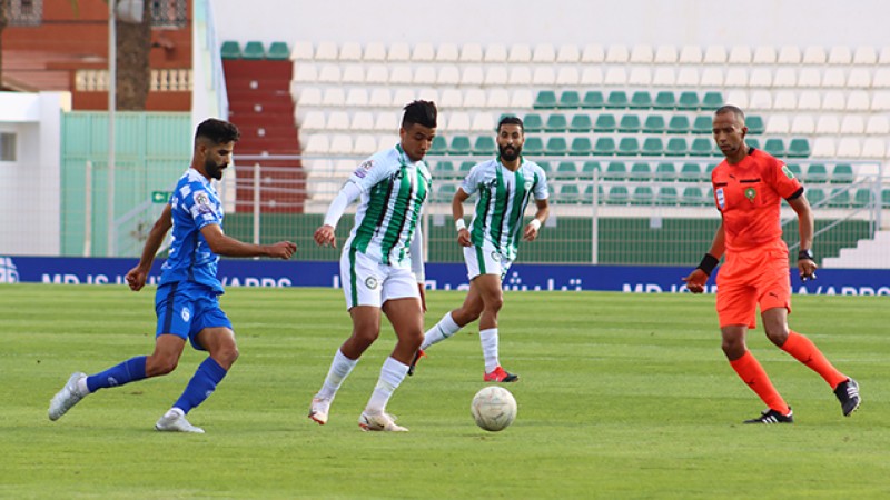 Match nul entre l'Olympique de Khouribga et le Rapide Oued Zem (1-1)