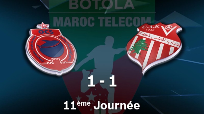 OCS tenu en échec à domicile face au CAK (1-1)