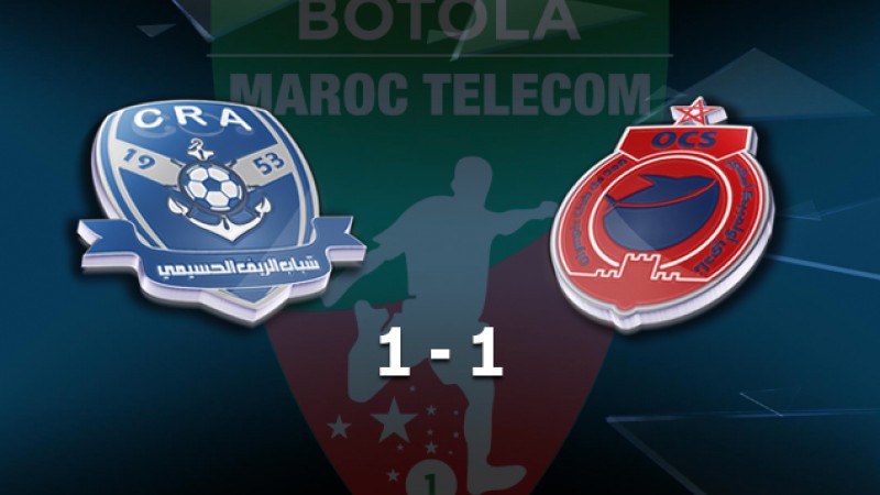 Botola Pro Maroc Télécom/7è journée: L'Olympic de Safi tenu en échec à domicile face au Chabab Rif Al Hoceima (1-1)