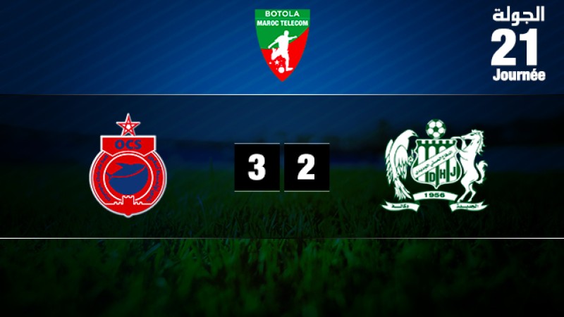 Botola Maroc Télécom D1 (21ème journée) : Le derby Doukkala-Abda entre l'OCS et le DHJ tourne en faveur des Safiot (3-2)