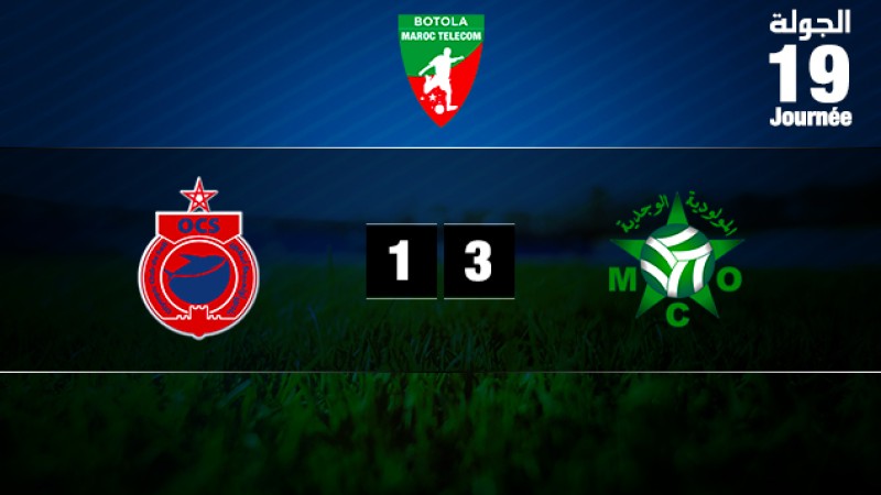 Botola Maroc Télécom D1 (19è journée): L'Olympic de Safi s’incline 1-3 face au Mouloudia d’Oujda