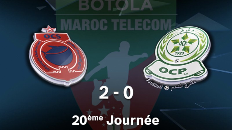 Botola M.T. D1 (20ème journée): Olympic Safi prend le dessus sur Olympique Khouribga (2-0)