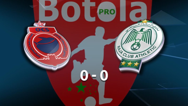 Botola Maroc Télécom D1 (21è journée): Match nul entre Olympic Safi et Raja de Casablanca (0-0)