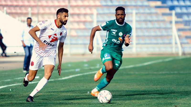 فريق أولمبيك آسفي يتعادل مع ضيفه فريق الرجاء الرياضي 2-2 'البطولة الوطنية الإحترافية (الدورة ال28)'