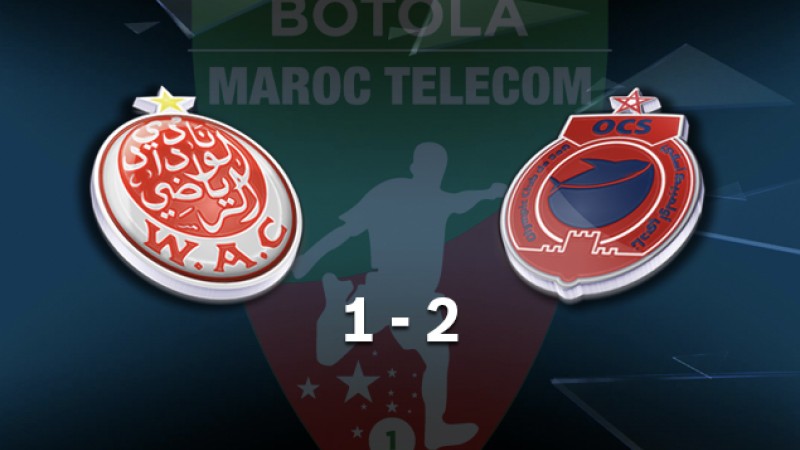 Botola Maroc Télécom D1 (mise à jour 1è journée): L'OCS s'impose à domicile face au WAC (2-1)