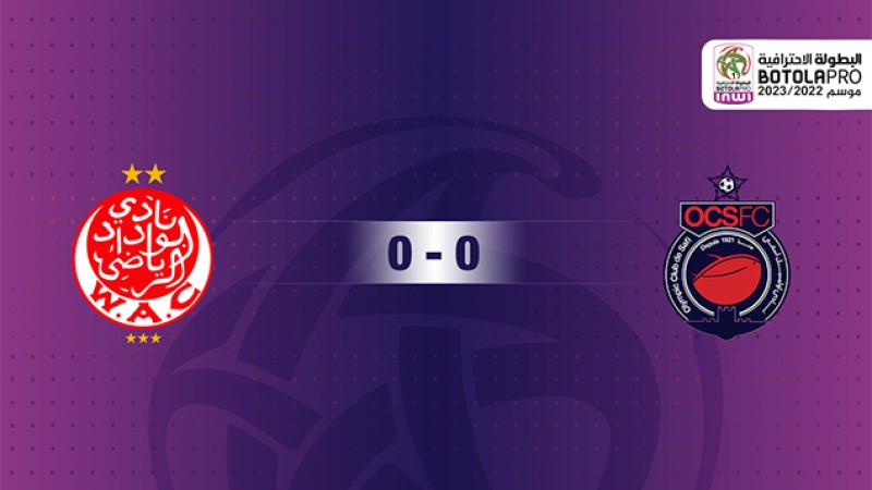 L'Olympic de Safi et le Wydad de Casablanca se quittent dos à dos (0-0)
